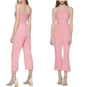 BCBGeneration Spaghetti Strap Cropped Jumpsuit Size 12